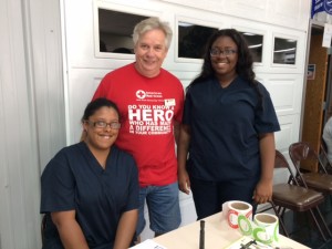 Muhlenberg Job Corps students Volunteering at local blood drive