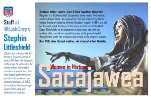 Picture and story of Sacajawea plus student story