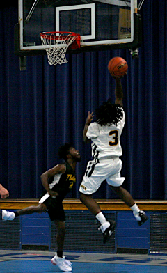 Charleston Job Corps Center Panthers (left) pair off against the Whitney M. Young, Jr., Job Corps Centers Cougars