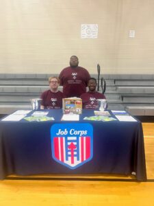 Recently, SGA and Y2Y Ambassadors form the gadsden Job Corps Center, along with the BCL, Ceandra Ramirez and SGA Advisor, Ms. Sharon Vickers, participated in the Gadsden City High School Career & College Fair, hosted by Mr. John Reed, of the Community Development Group 2000.